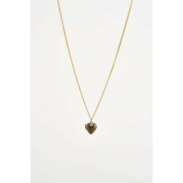 SVNX small heart locket necklace in gold - British product