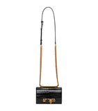 Alexander McQueen leather jewelled satchel, imported from the UK
