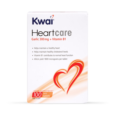 Holland & Barrett Kwai Heartcare One-a-Day Garlic Supplement 100 Tablets- Buy online at McGrocer