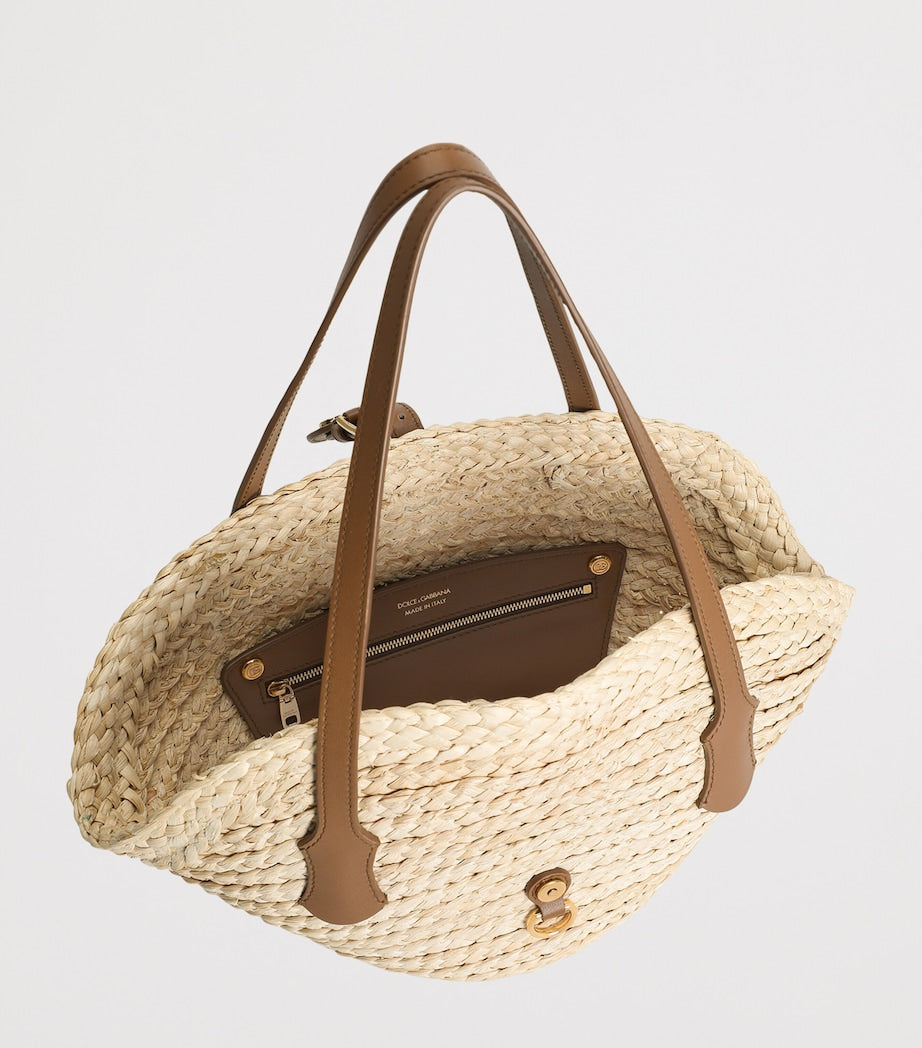 Dolce&Gabbana straw shoulder bag, imported from the UK