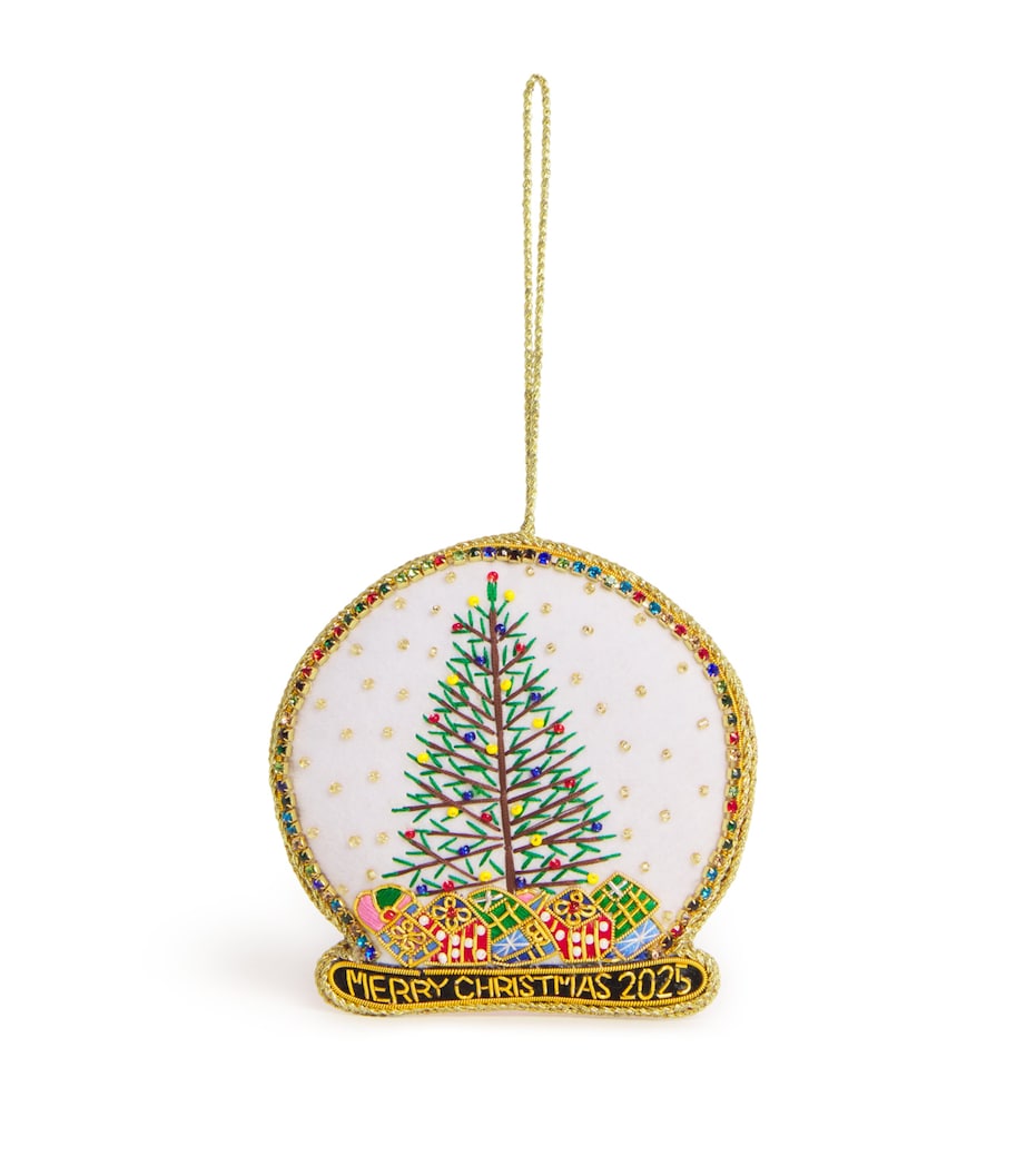Tinker Tailor Christmas globe tree decoration 10.5cm, UK version