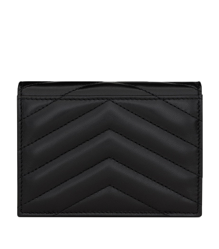 Saint Laurent Monogram Metalassé bifold wallet 11x9cm, imported from the UK