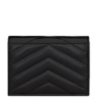 Saint Laurent Monogram Metalassé bifold wallet 11x9cm, imported from the UK