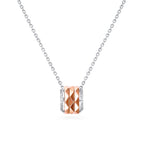 Graff rose gold and white gold diamond pendant necklace - (British brand)