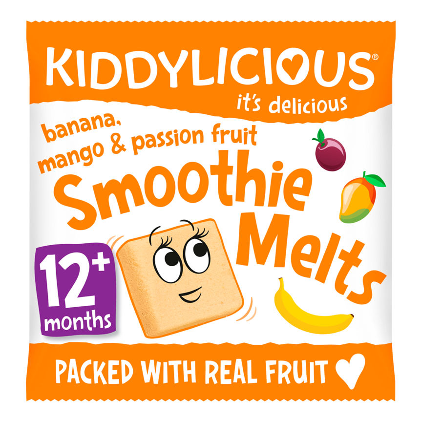 Kiddylicious Mango & Passion Fruit Smoothie Melts 12+ Months