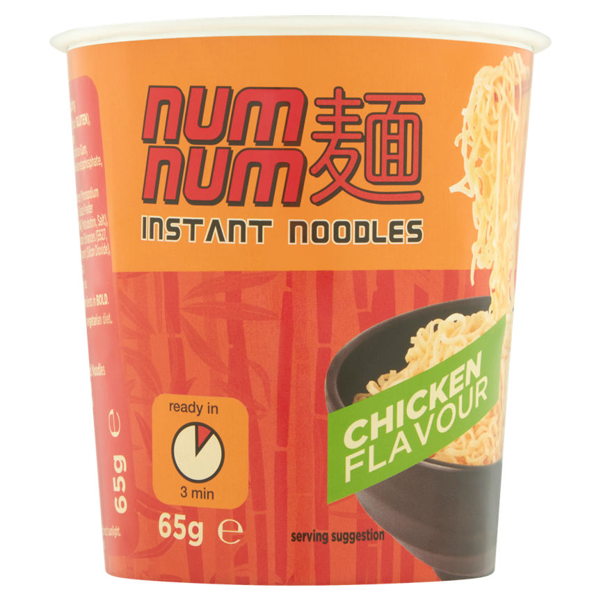 Num Num Instant Noodles Chicken Flavour GOODS ASDA   