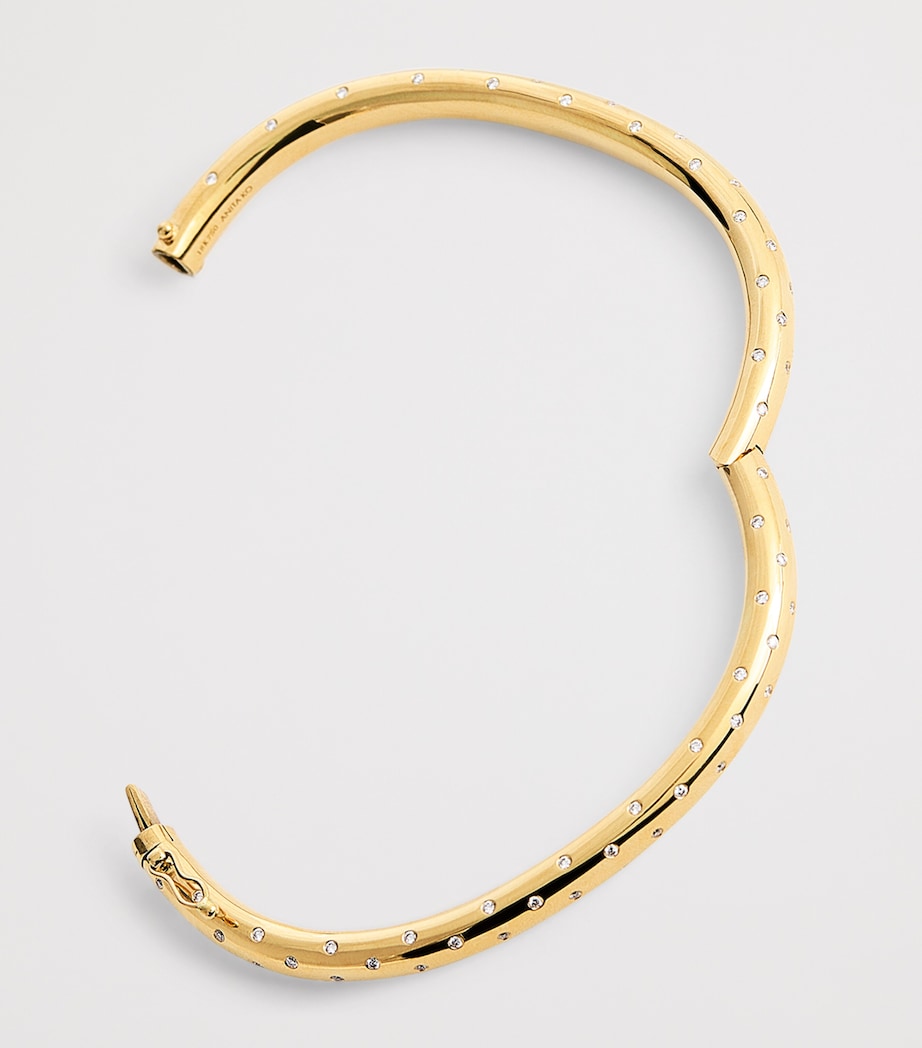 Anita Ko yellow gold diamond bangle, imported from the UK