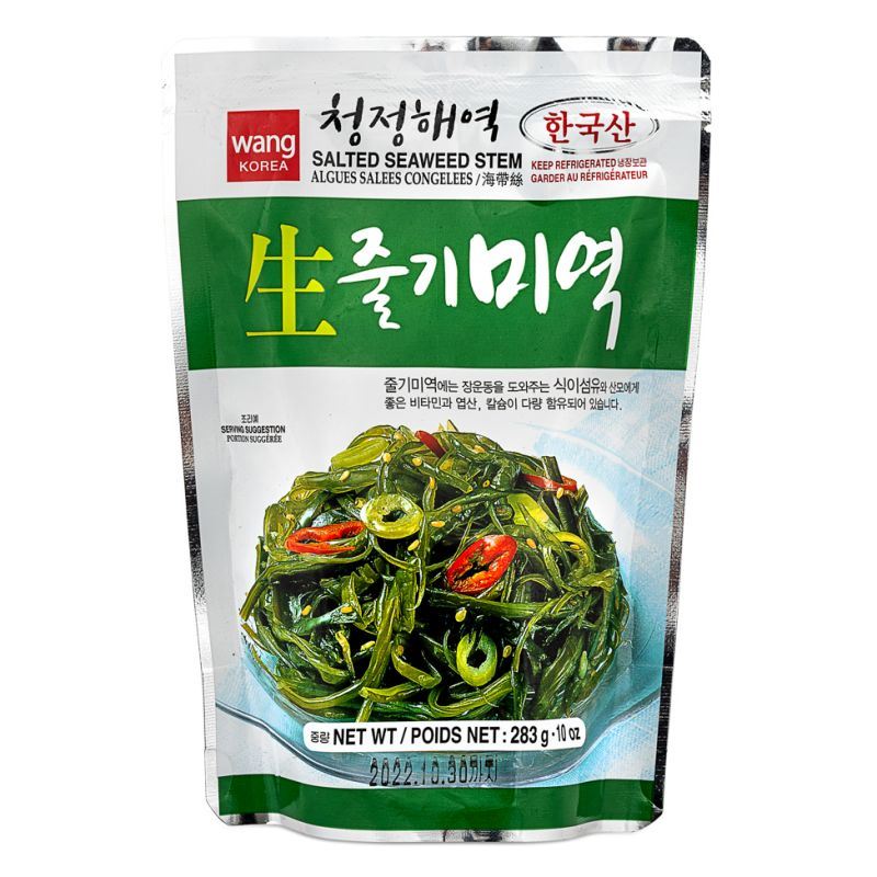 Wang Korea salted seaweed stem for soups and salads, UK version