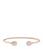 Boucheron rose gold diamond Serpent Bohème bangle (British brand)