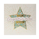 George Home Laser Die Cut Star Congratulations Card General Household ASDA   