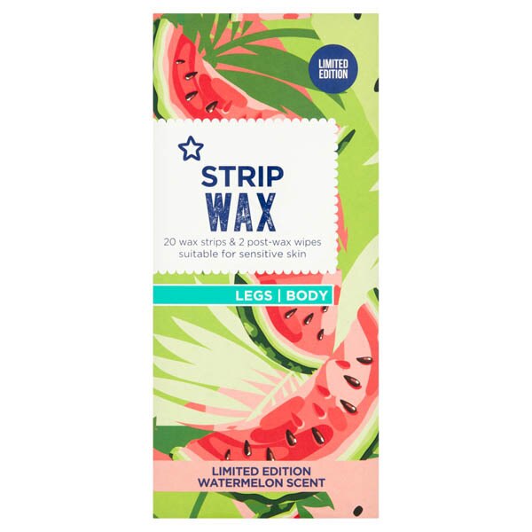 Superdrug Limited Edition Watermelon Wax Strips x20