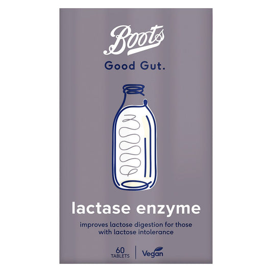 Boots Good Gut Lactase Enzyme, 60 Tablets Miscellaneous Boots   