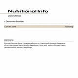 Known Nutrition Lion's Mane vegan gummy supplement (British brand)