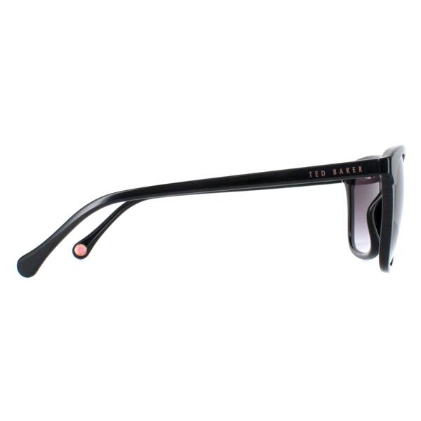 Ted Baker Tari square sunglasses black grey gradient, imported from the UK