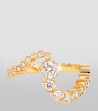 Sophie Bille Brahe yellow gold and diamond ring, imported from the UK