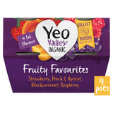 Yeo Valley Organic Fruity Favourites 4x110g GOODS Sainsburys   