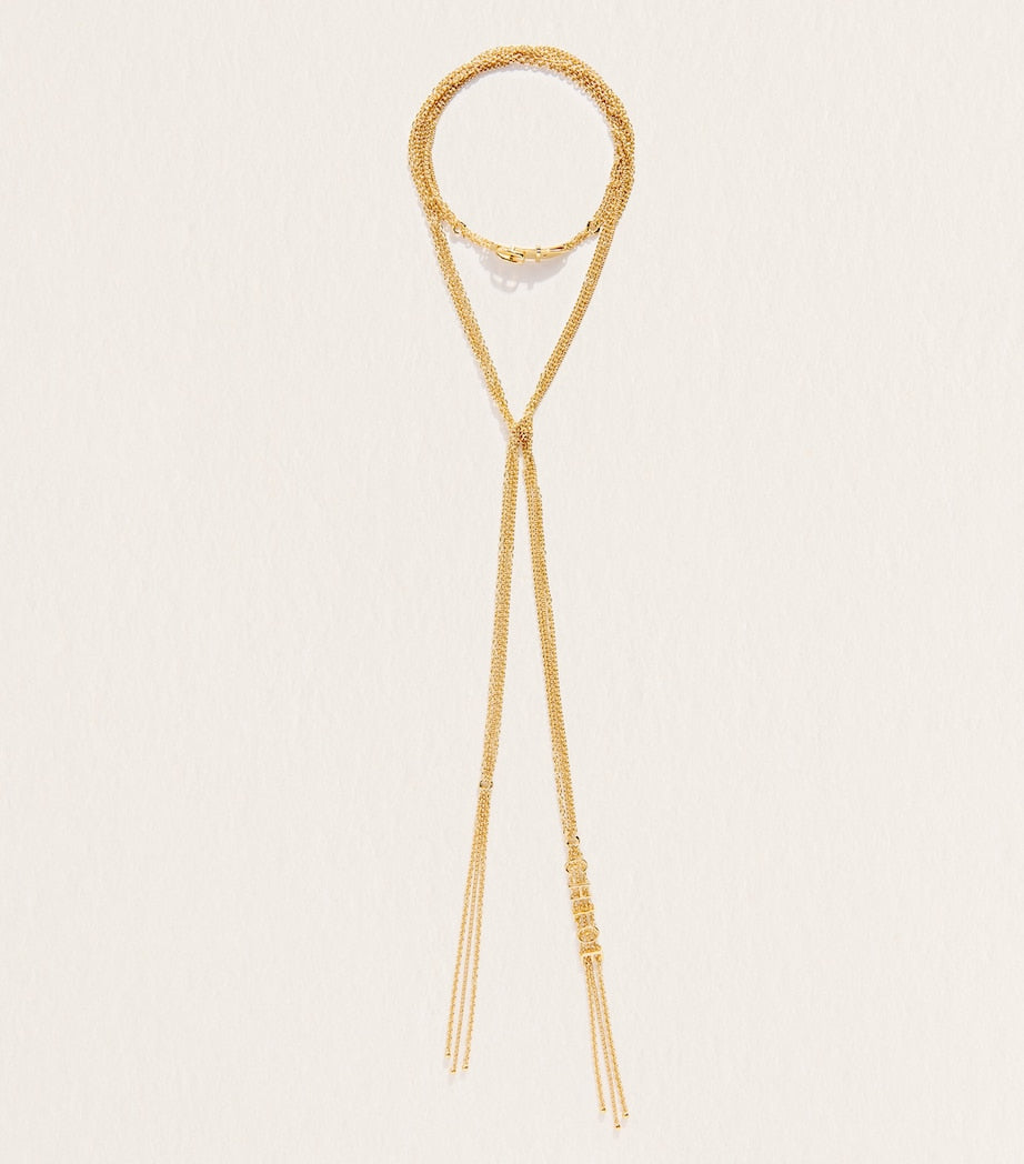Chloé mini belt long chain-style necklace, imported from the UK