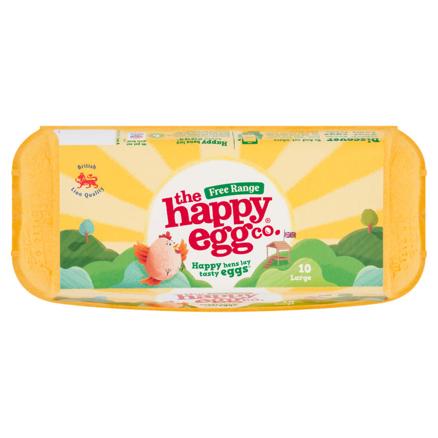 The Happy Egg Co Free Range 10 Large Eggs