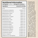 VitaBright advanced multi-strain probiotic capsules 45 billion CFUs, UK version
