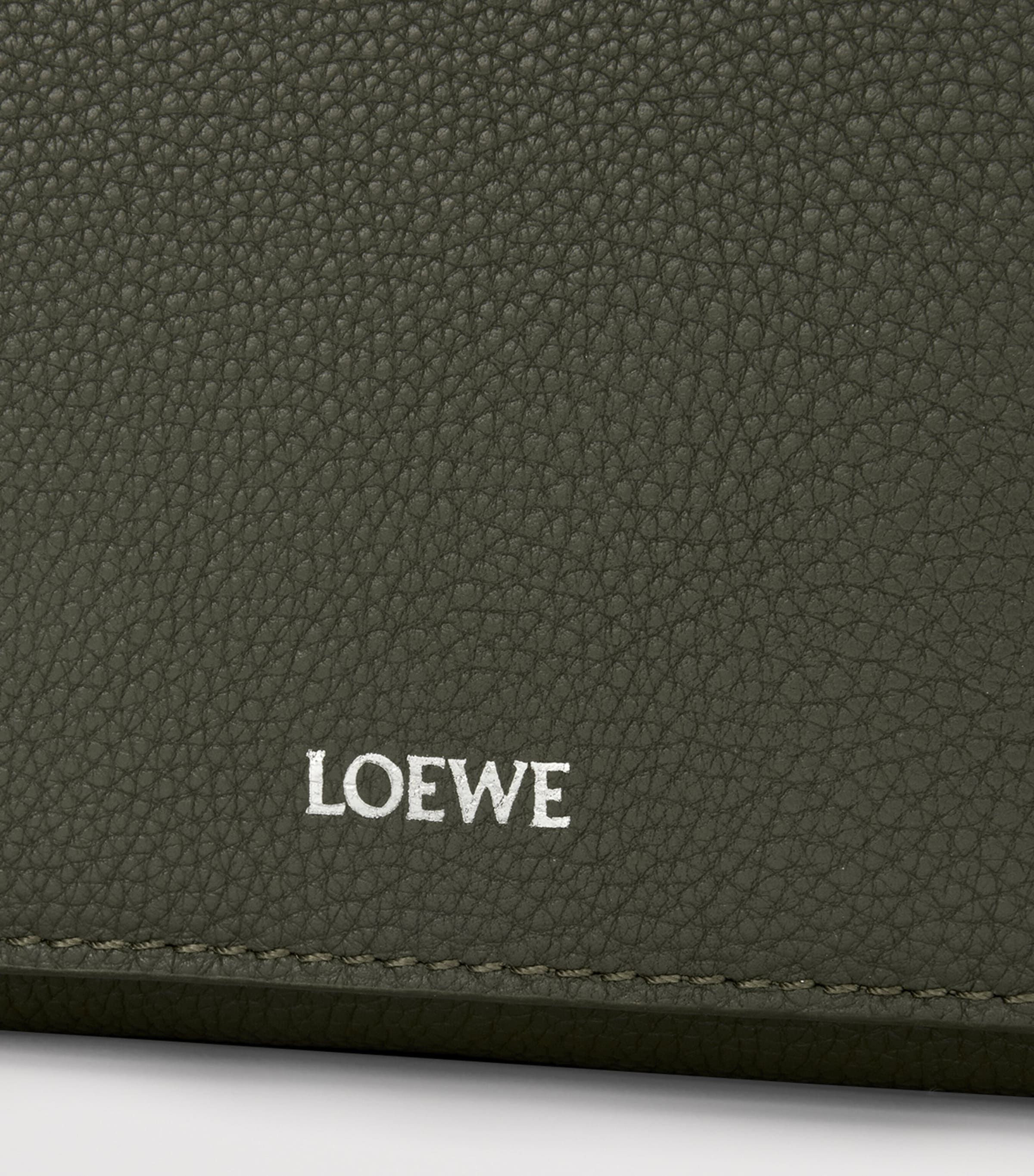LOEWE Pebble grained leather messenger bag (British brand)