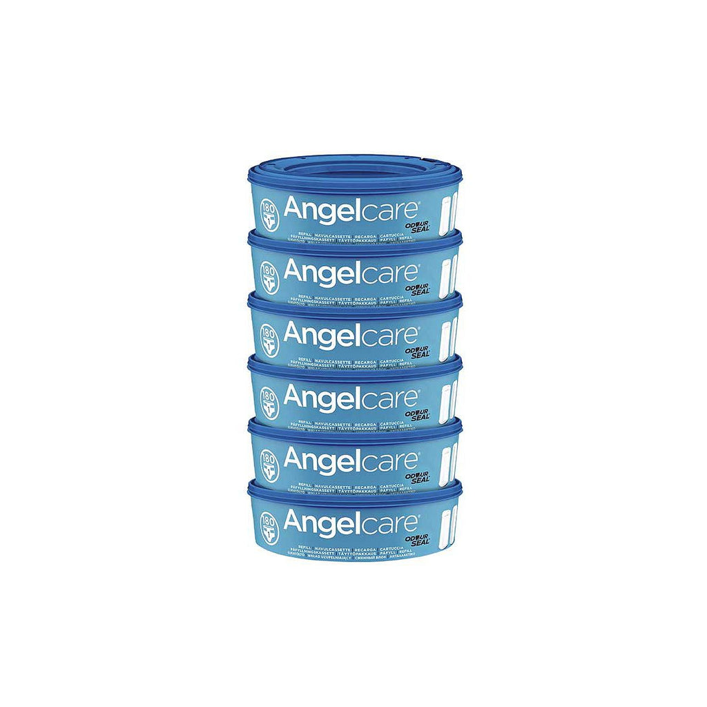 Angelcare Nappy Disposal System Refill Cassettes 6 Pack