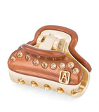 Alexandre de Paris gold-plated crystal claw clip 3cm, UK version