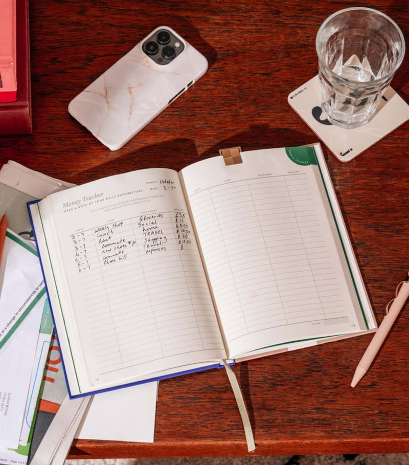 Papier Wonder finance planner, imported from the UK