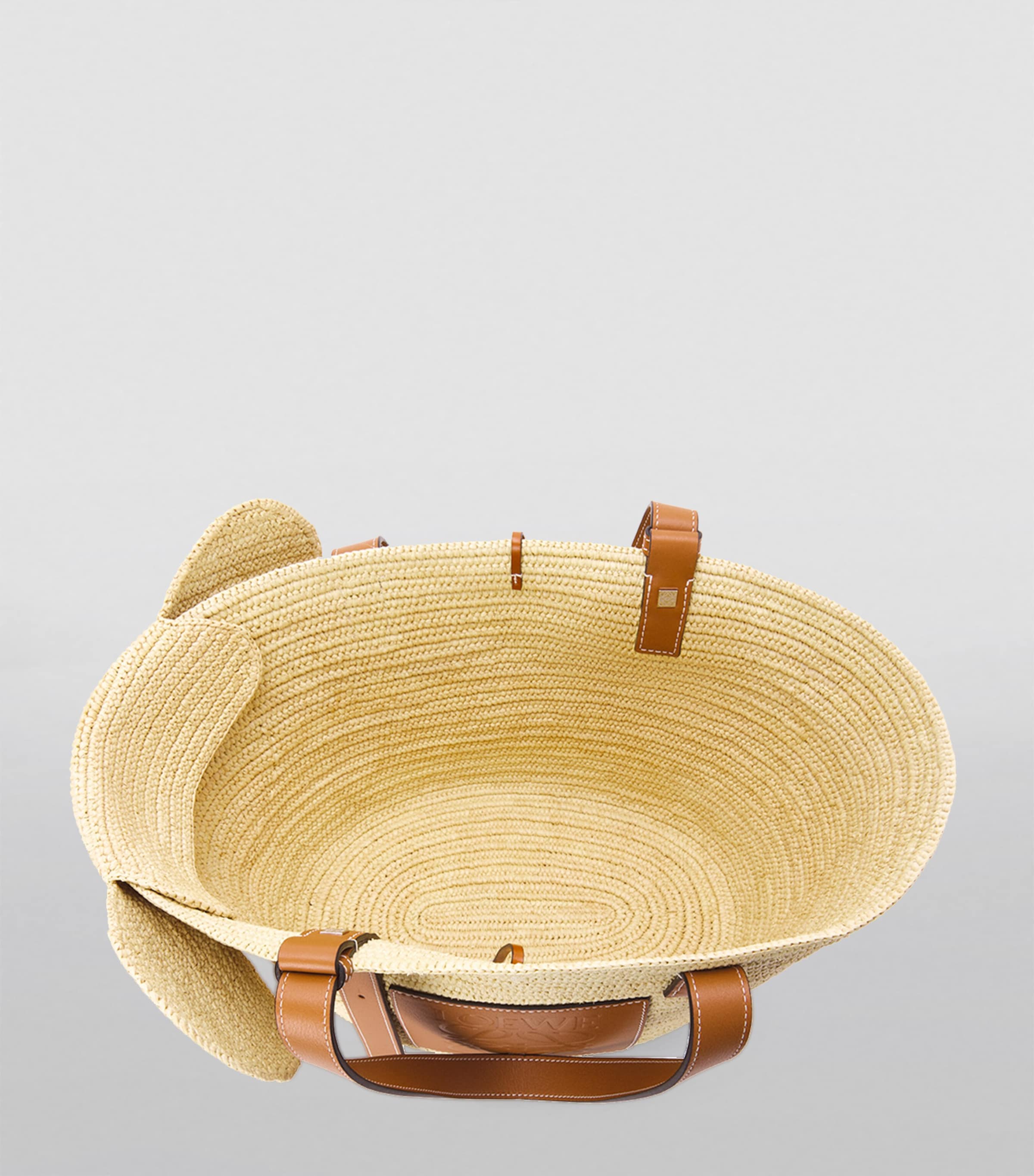 LOEWE woven elephant basket tote bag, UK version