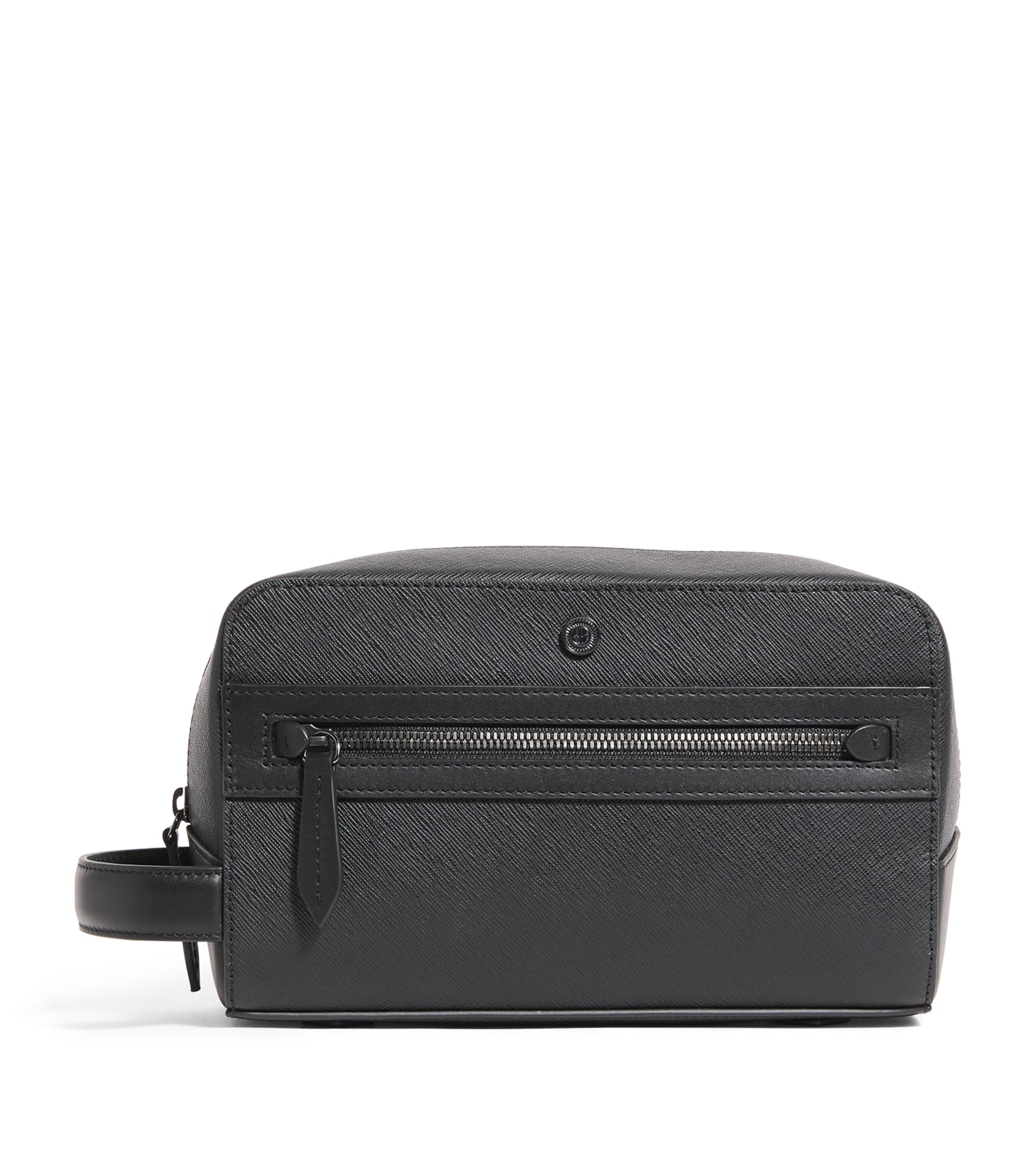 Harrods leather wash bag, UK version
