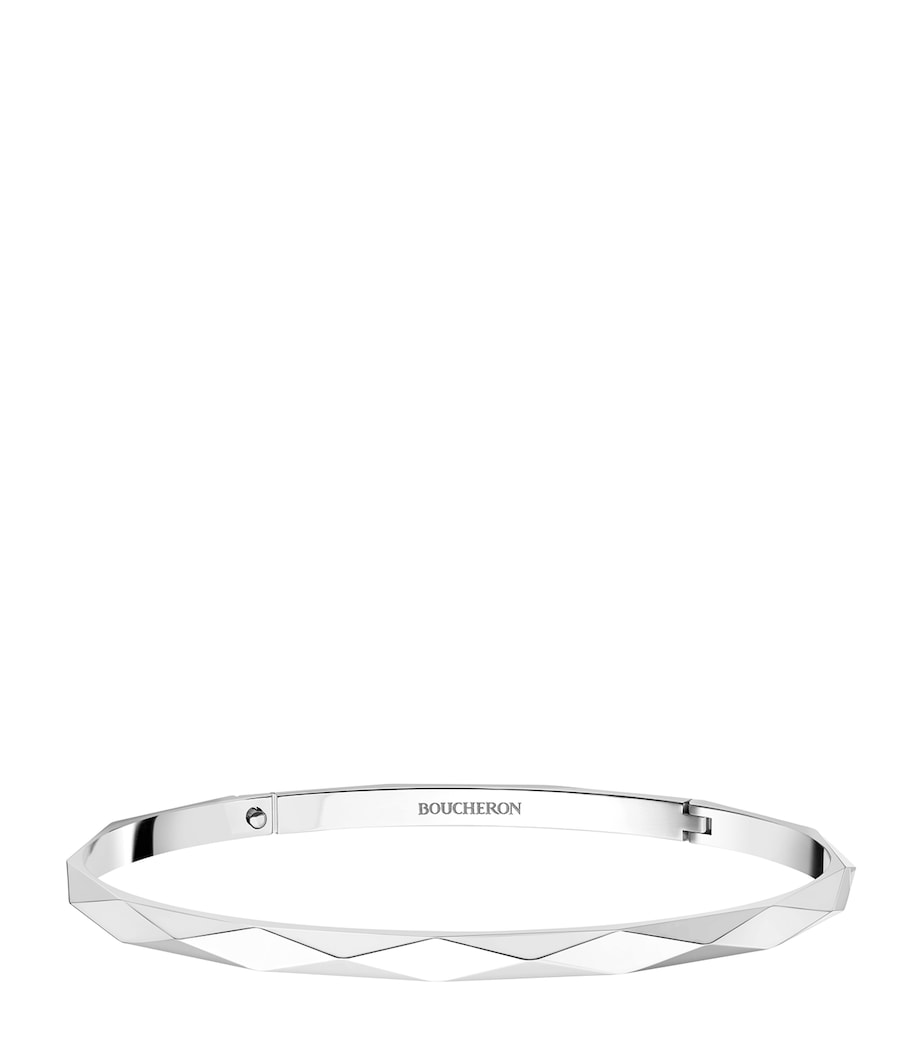 Boucheron White Gold Facette bracelet, imported from the UK