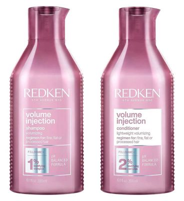 REDKEN Volume Injection Shampoo and Conditioner Duo For Fine Flat Hair GOODS Boots   