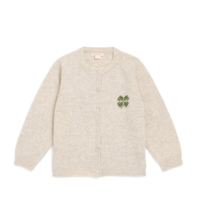 KONGES SLOJD wool-blend Billi cardigan for children 9 months-10 years, UK version