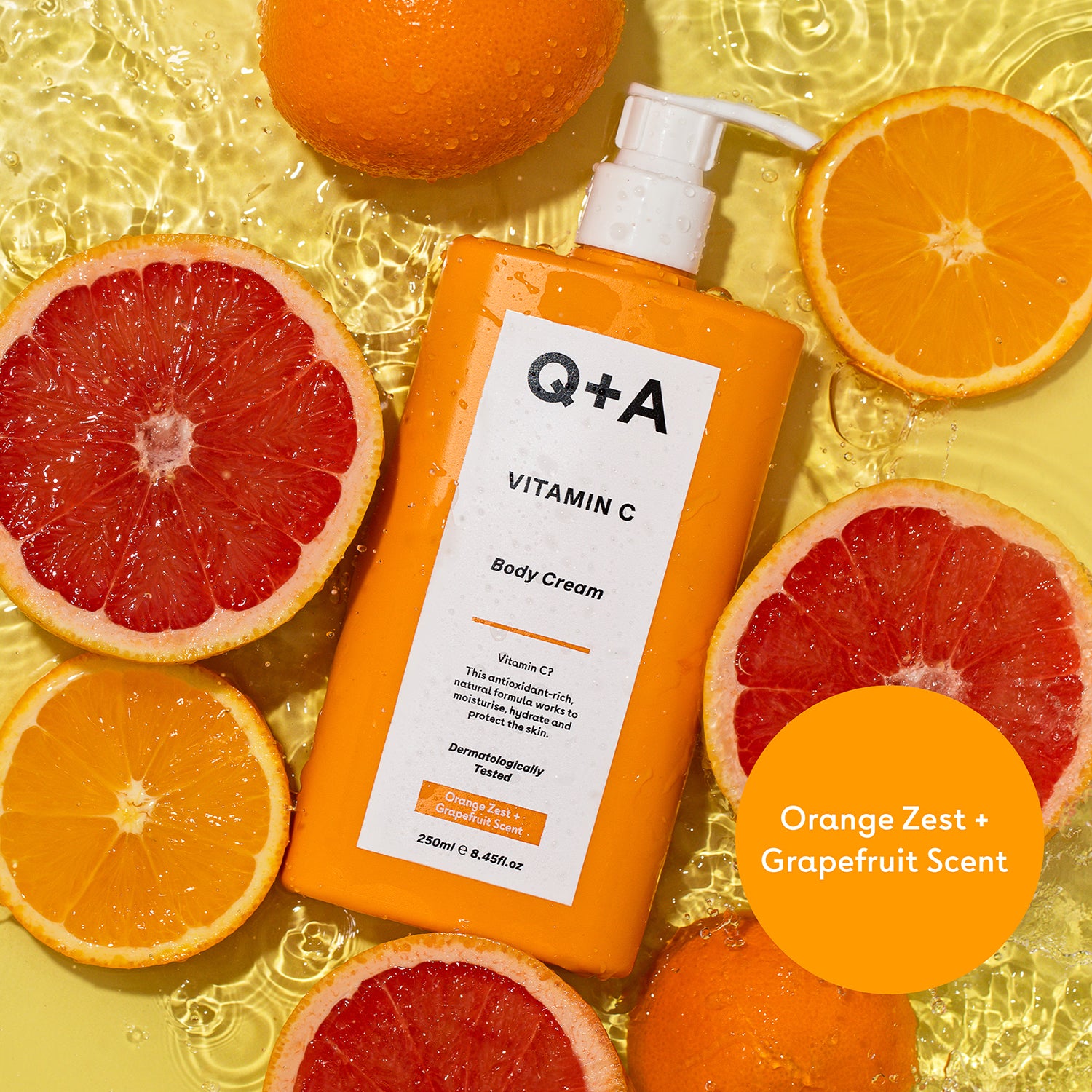 Q+A Vitamin C Body Cream 250ml