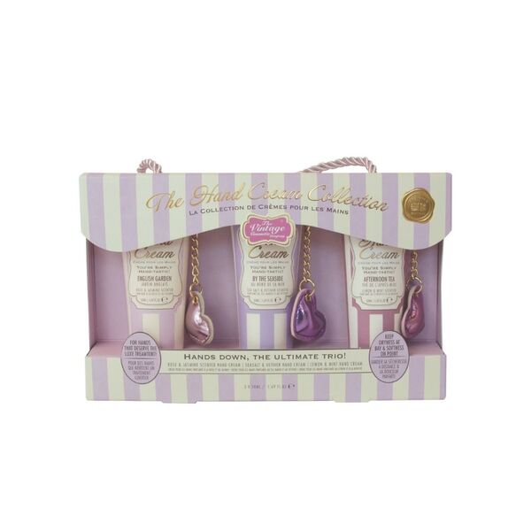 Vintage Cosmetics hand cream trio, UK version