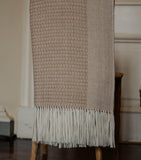 Araminta Campbell Alpaca-Blend Willow Throw 150cm x 230cm - British product