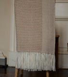 Araminta Campbell Alpaca-Blend Willow Throw 150cm x 230cm - British product