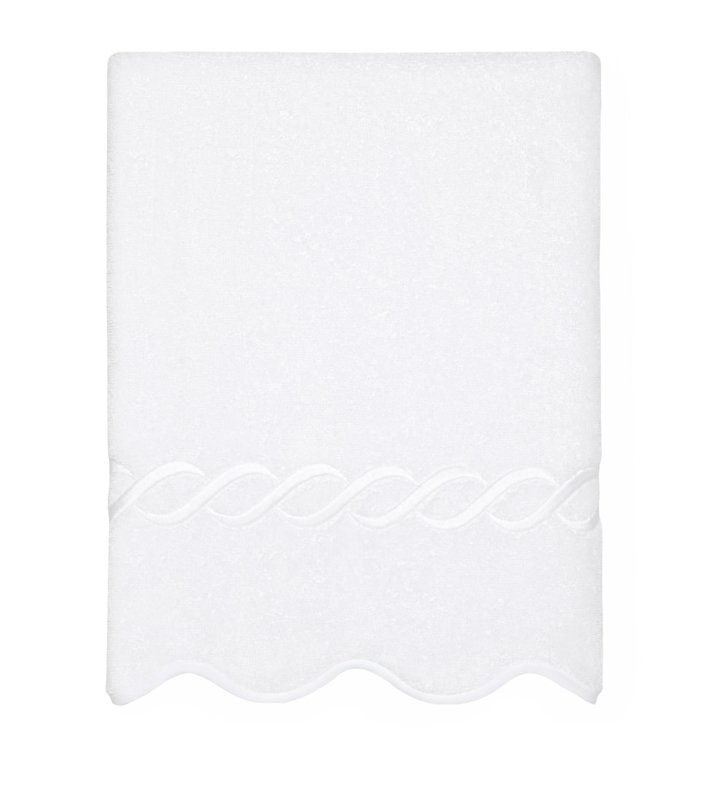 Pratesi Treccia hand towel 50cm x 75cm, imported from the UK