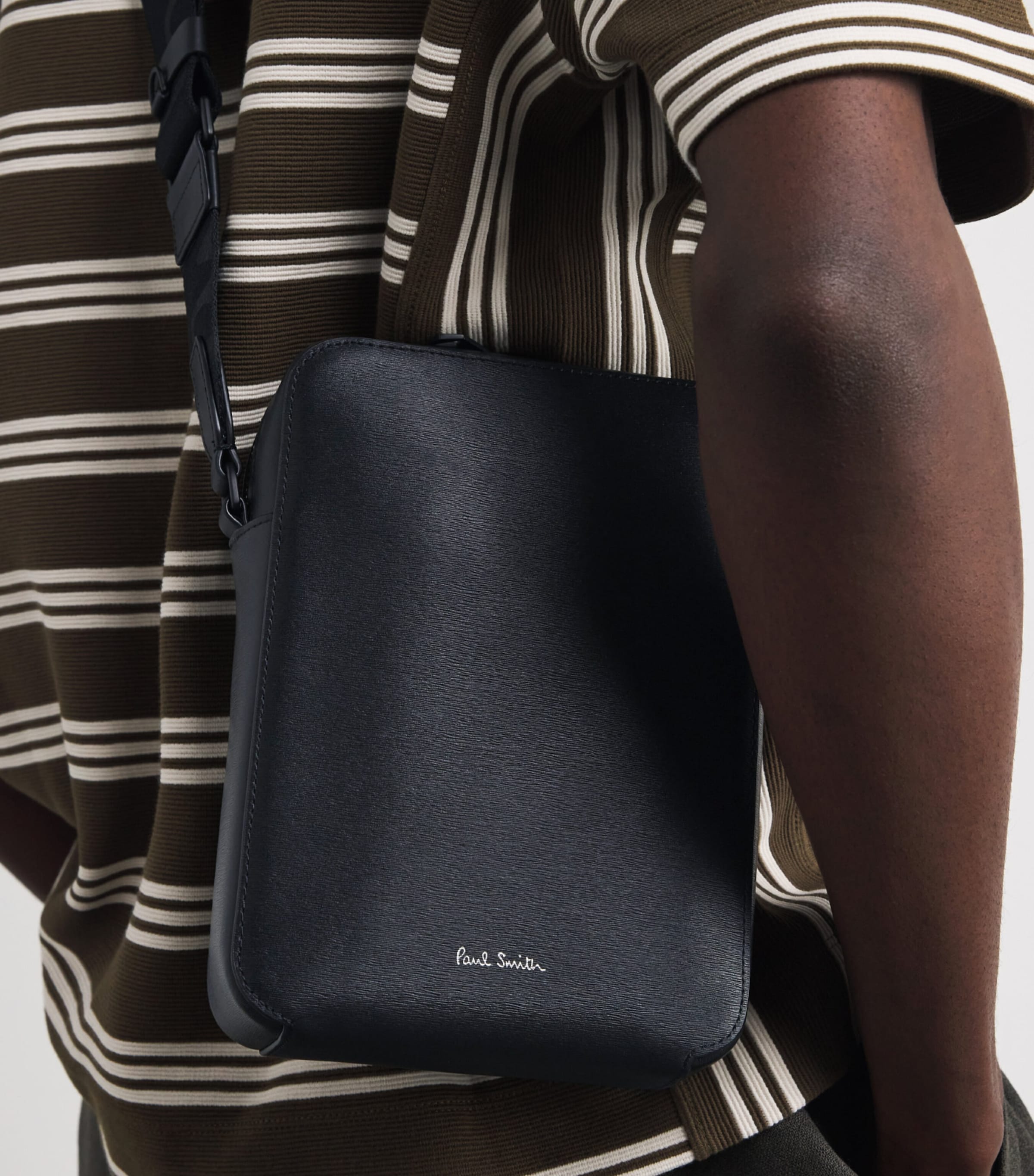 Paul Smith leather cross-body bag - British product