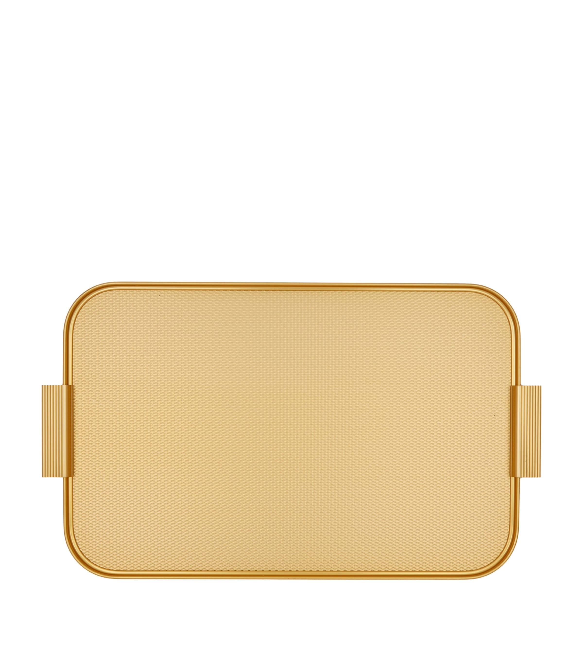 Kaymet anodised aluminium ribbed serving tray 51cm, UK version