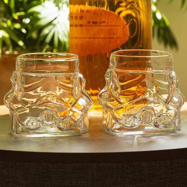 Set of 2 Original Stormtrooper Whiskey Glasses GOODS Superdrug   