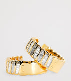Anita Ko diamond hoop earrings in 18kt yellow gold - British product