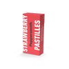 Peppersmith Strawberry Pastilles sugar free 12 packs (British brand)