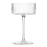 Habitat Clear Ribbed Champagne Flute GOODS Sainsburys   