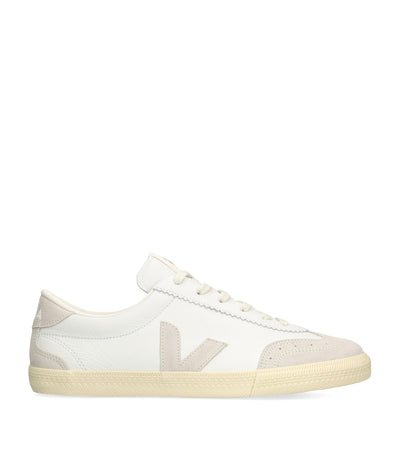 Baskets Retro Volley avec empeigne en cuir et finitions en suède