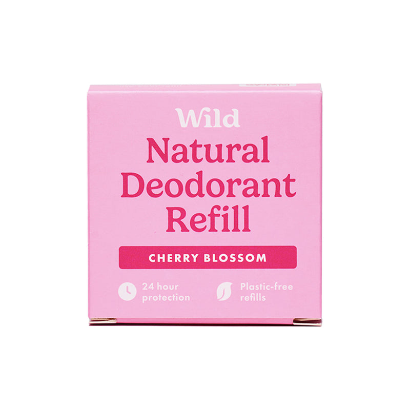 Wild deodorant refill Cherry Blossom 40g (British brand)
