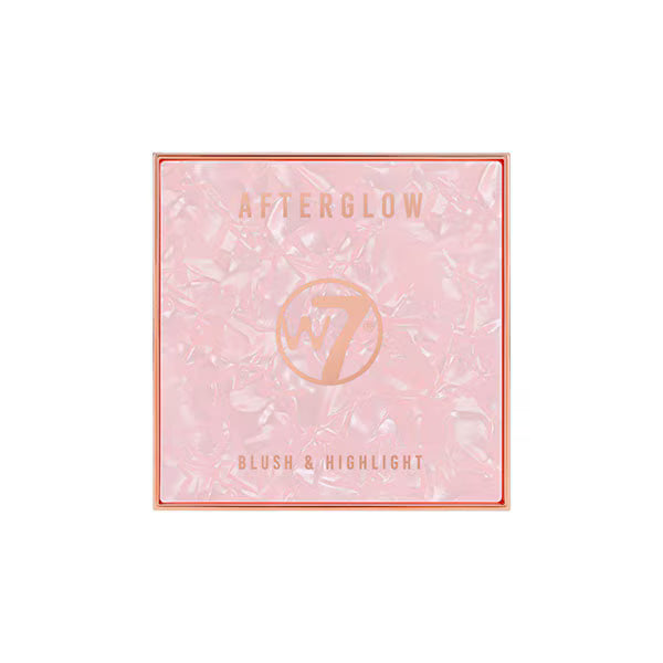 W7 Afterglow Blush and Highlight compact 5g (British brand)