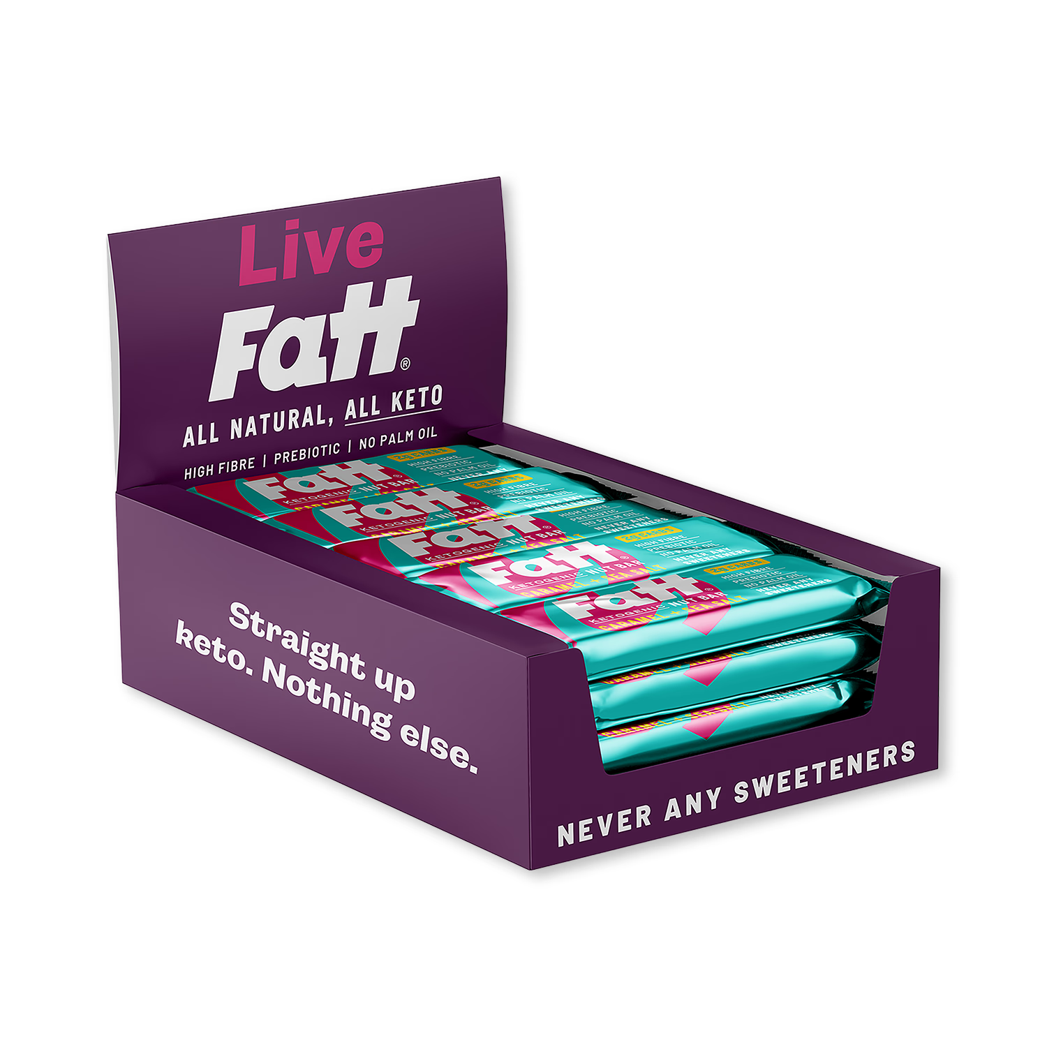 Fatt Caramel + Sea Salt Bar (20 x 30g)
