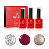 Bluesky Mini Trio Triple The Magic Glitter Gel Polish - British product