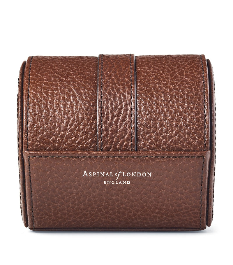 Aspinal of London leather watch roll 14.5cm - British product