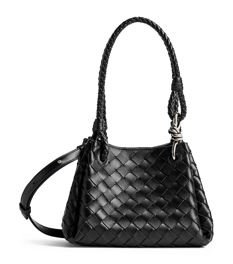 Bottega Veneta small leather parachute shoulder bag - British product
